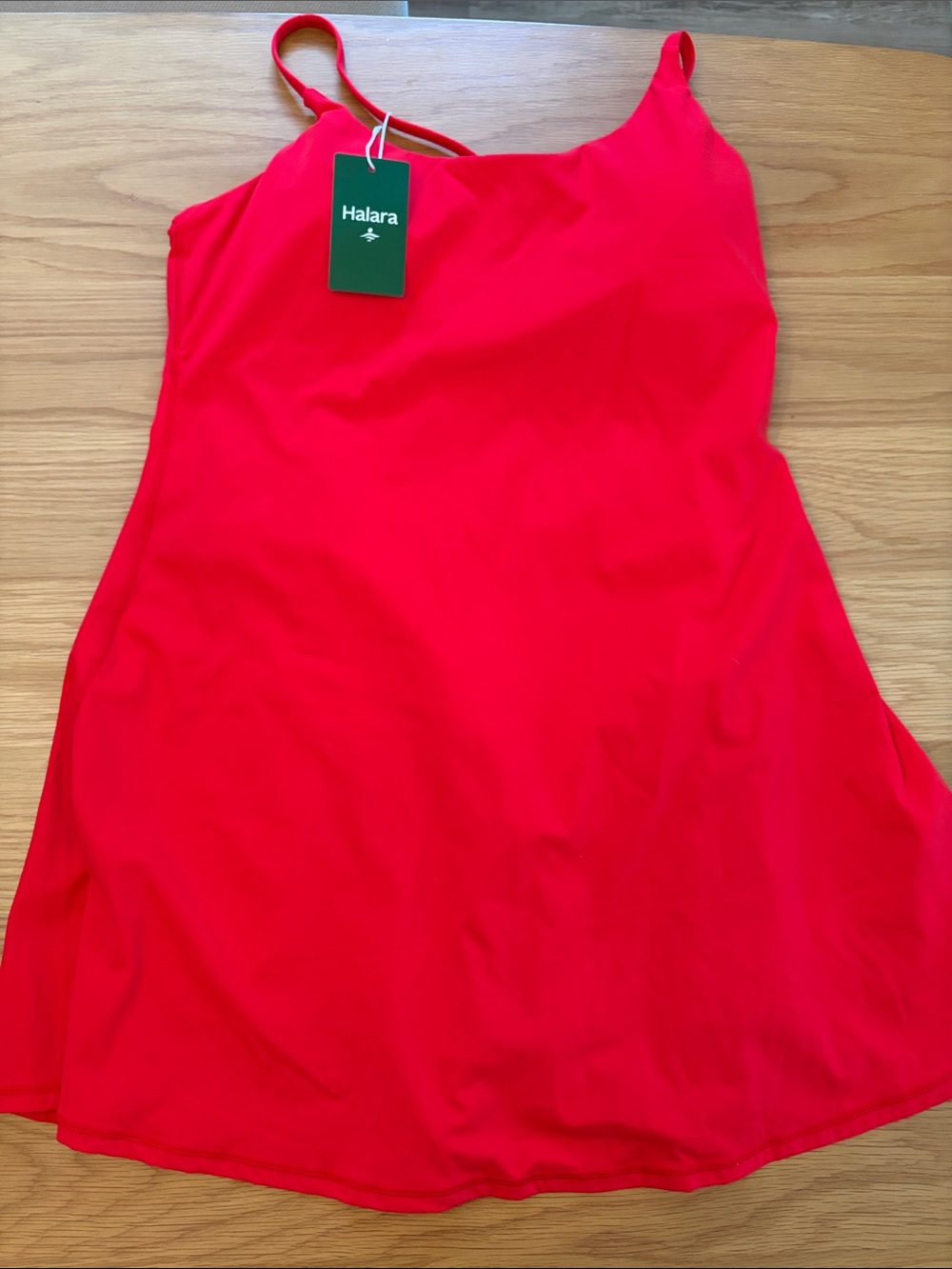 HALARA Bright Red Athletic Dress